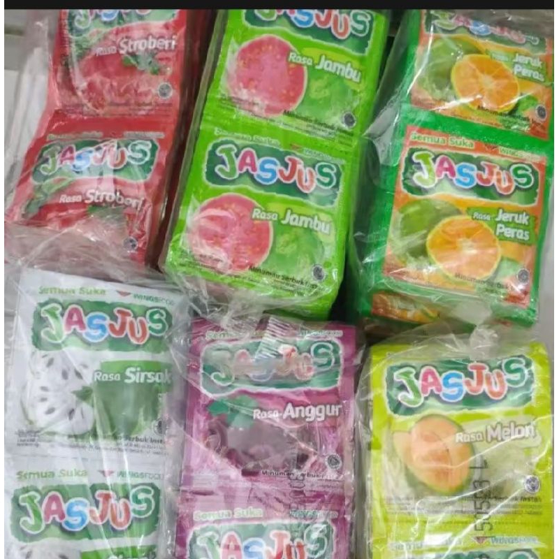

JASJUS MINUMAN INSTAN SERBUK ANEKA RASA 8 GR(1 PACK ISI 50 PCS)