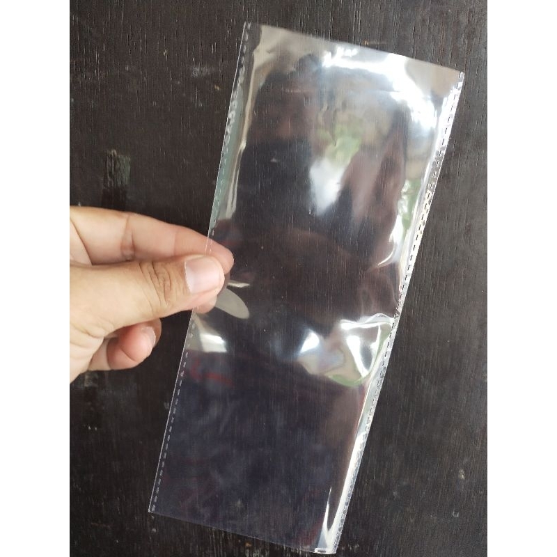 

plastik opp ukuran 8 x 20 x 0.40mic