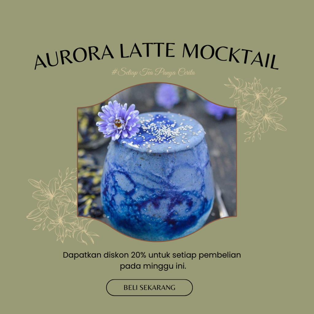 AUORA LATTE MOCKTAIL TEA