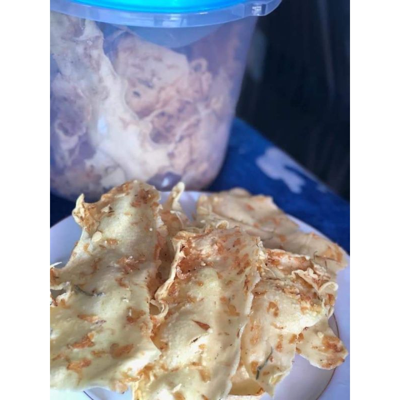 

Peyek Dapoer Bunda Yuni - Peyek Rebon Pedes / Rempeyek Rebon Pedes Cabai