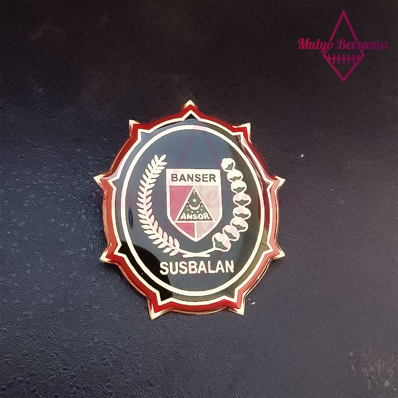 Pin Logo Banser Susbalan Warna Hitam Pin Susbalan Banser - Mulyo Bersama