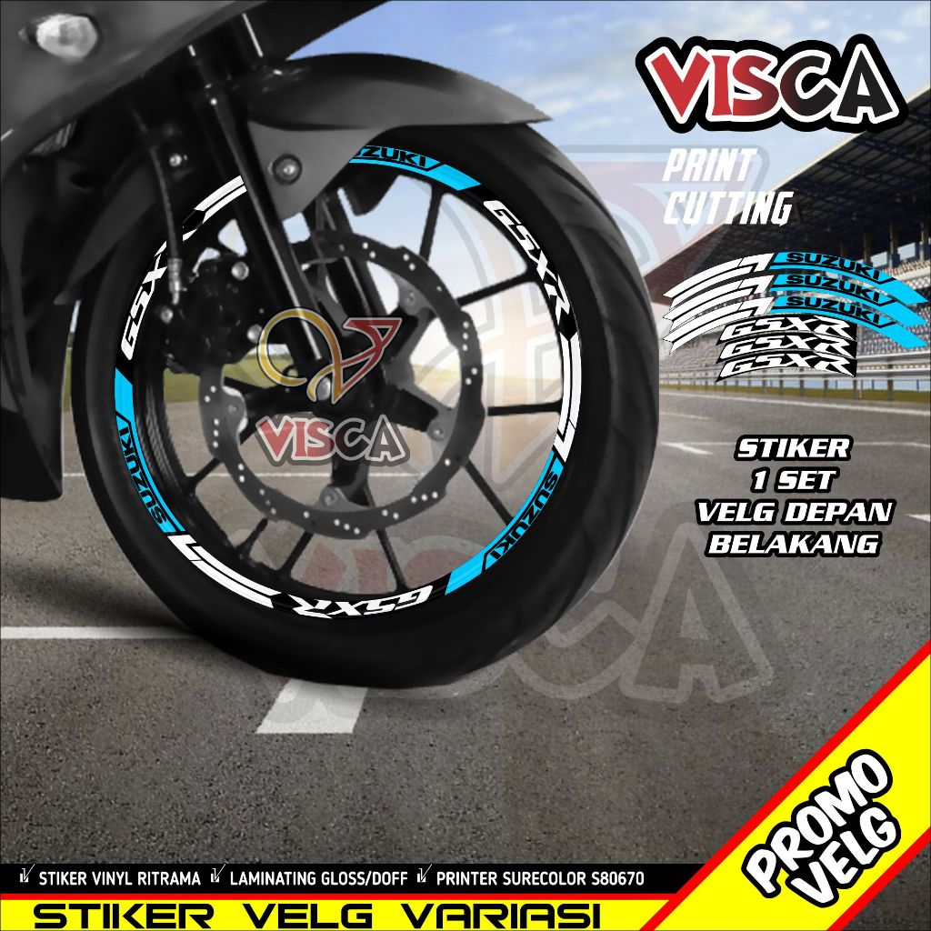 Stiker Velg Gsx R List Velg Motor Stiker Velg Gsx R A05