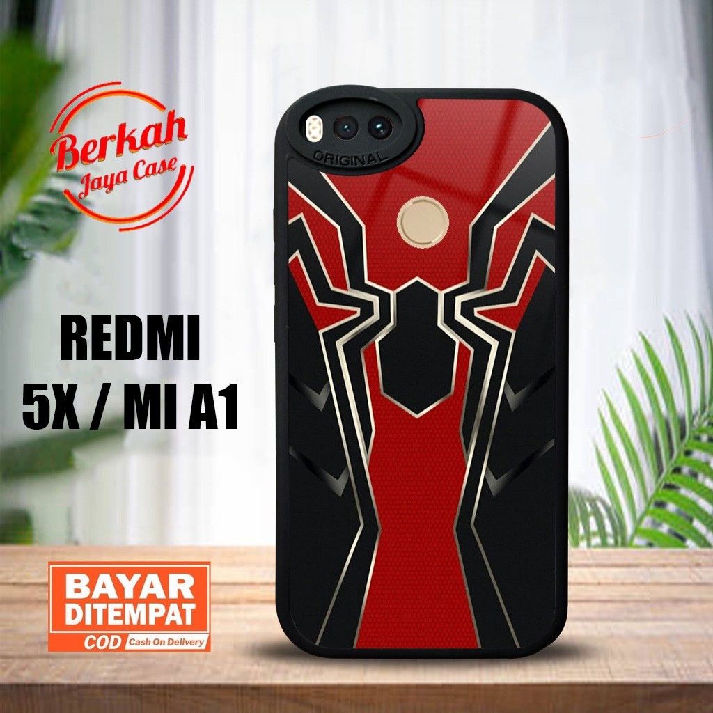 Case Redmi 5X / MI A1 Terbaru Casing MI A1 Spider Case Terlaris Hardcase Softcase Premium Glosy