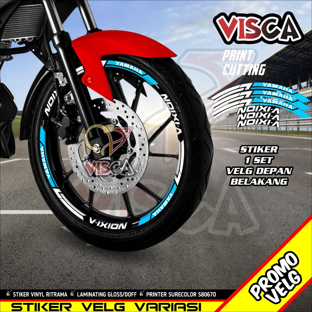 Stiker Velg Vixion List Velg Motor Stiker Velg Vixion A05