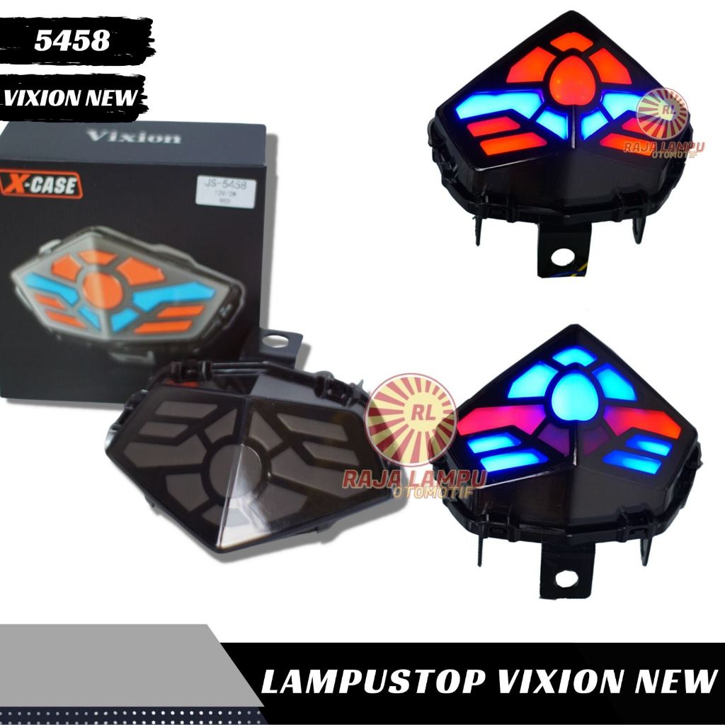 LAMPU STOP VIXION NEW LED PLUS SEN 3 IN 1 STOP LAMP VIXION NEW LED ORI