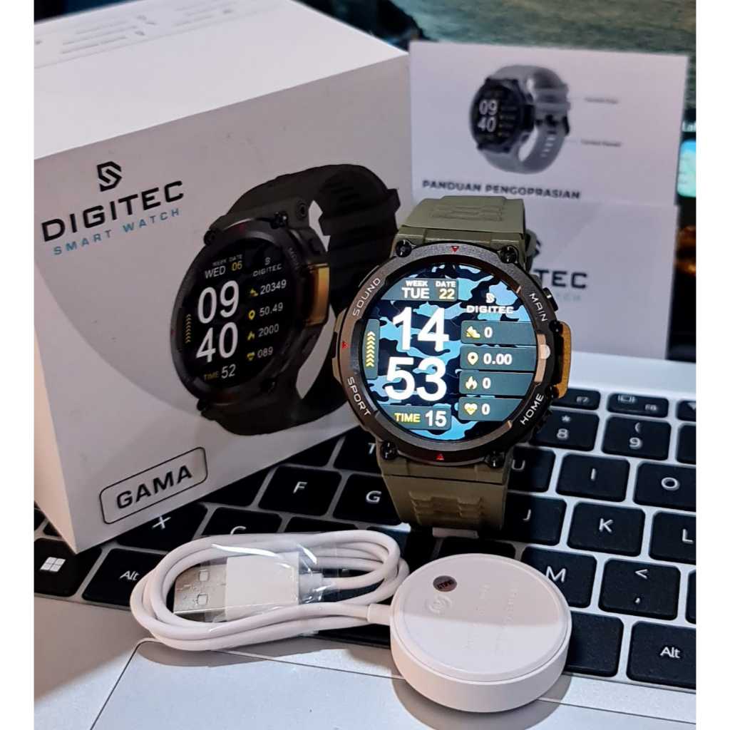 Jam Tangan Pria Smart Watch Digitec Gama Digitec Smartwatch Gama