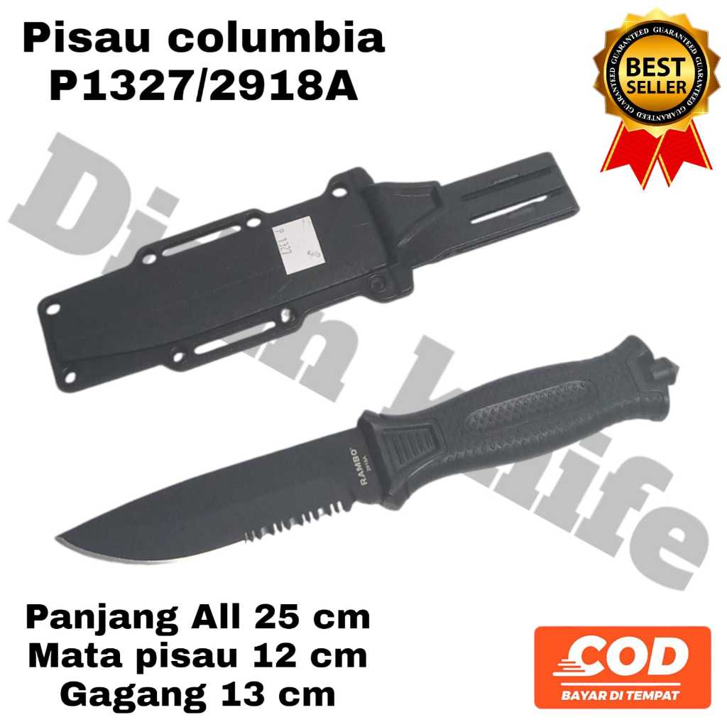 pisau columbia  P1327, pisau columbia 2918A, pisau survival kit, pisau tactical, pisau camping terba