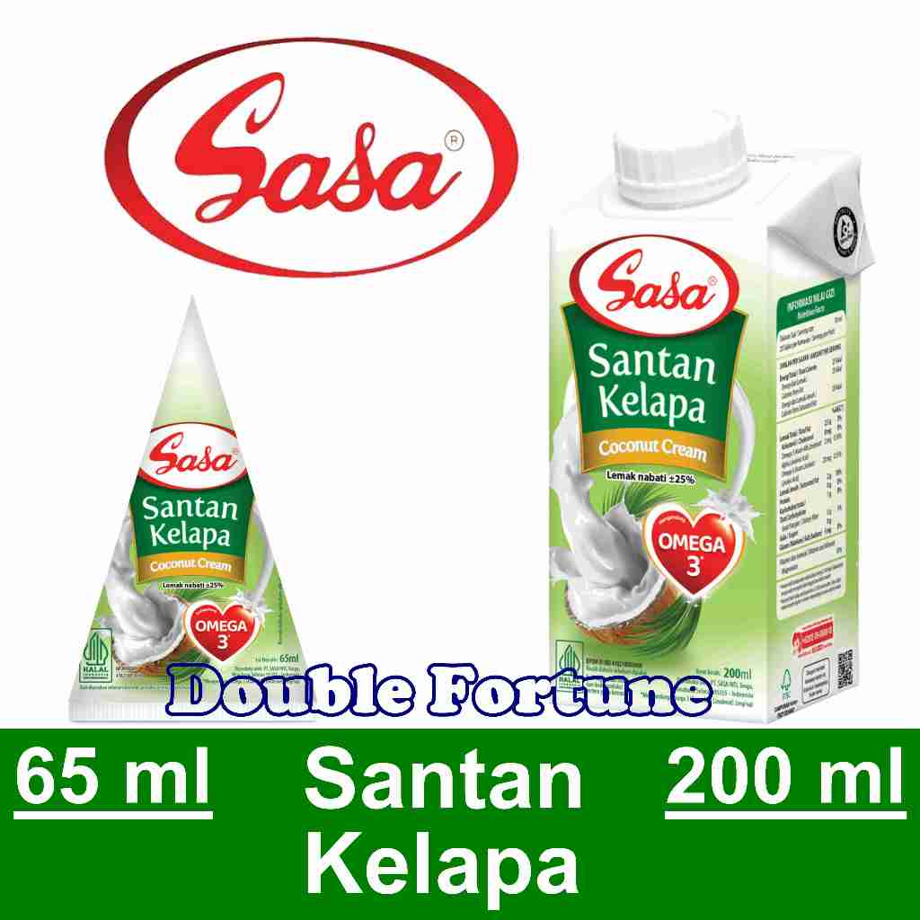 

SANTAN SASA 65 & 200 ml SANTAN KELAPA CAIR BUMBU MASAK INSTAN
