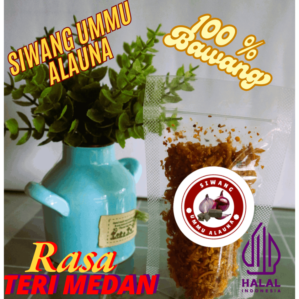 

Sambal Siwang Terasi Bawang 100 % Tanpa Campuran Tepung Rasa Teri Medan Asli Brebes