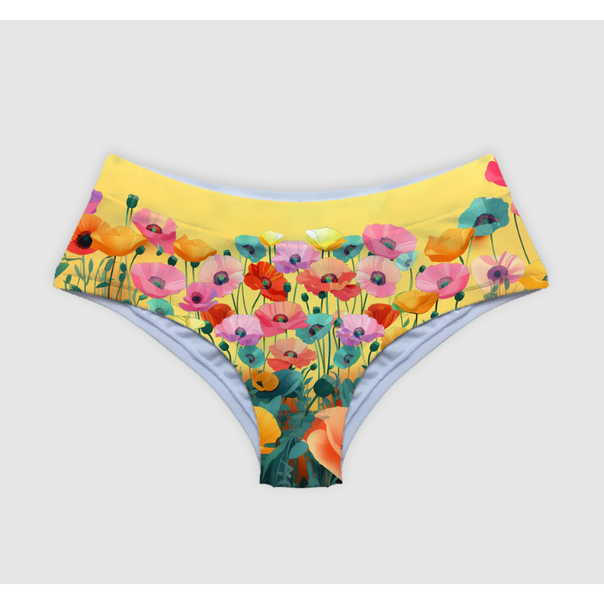DOKOYO - Flower Series 8 Hipster Underwear