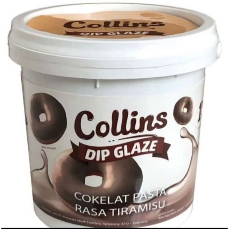 

Collins Dip Glazz Tiramisu Kemasan Repage [250 grm] PLASTIK