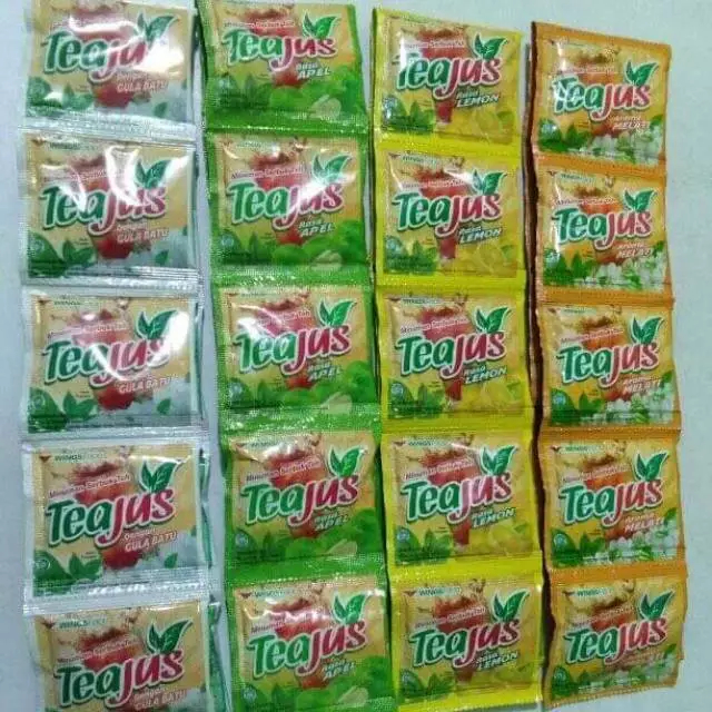 

TEAJUS - MINUMAN SERBUK - TEH - 7GRAM / 10PCS - LEMON, APEL DAN GULA BATU