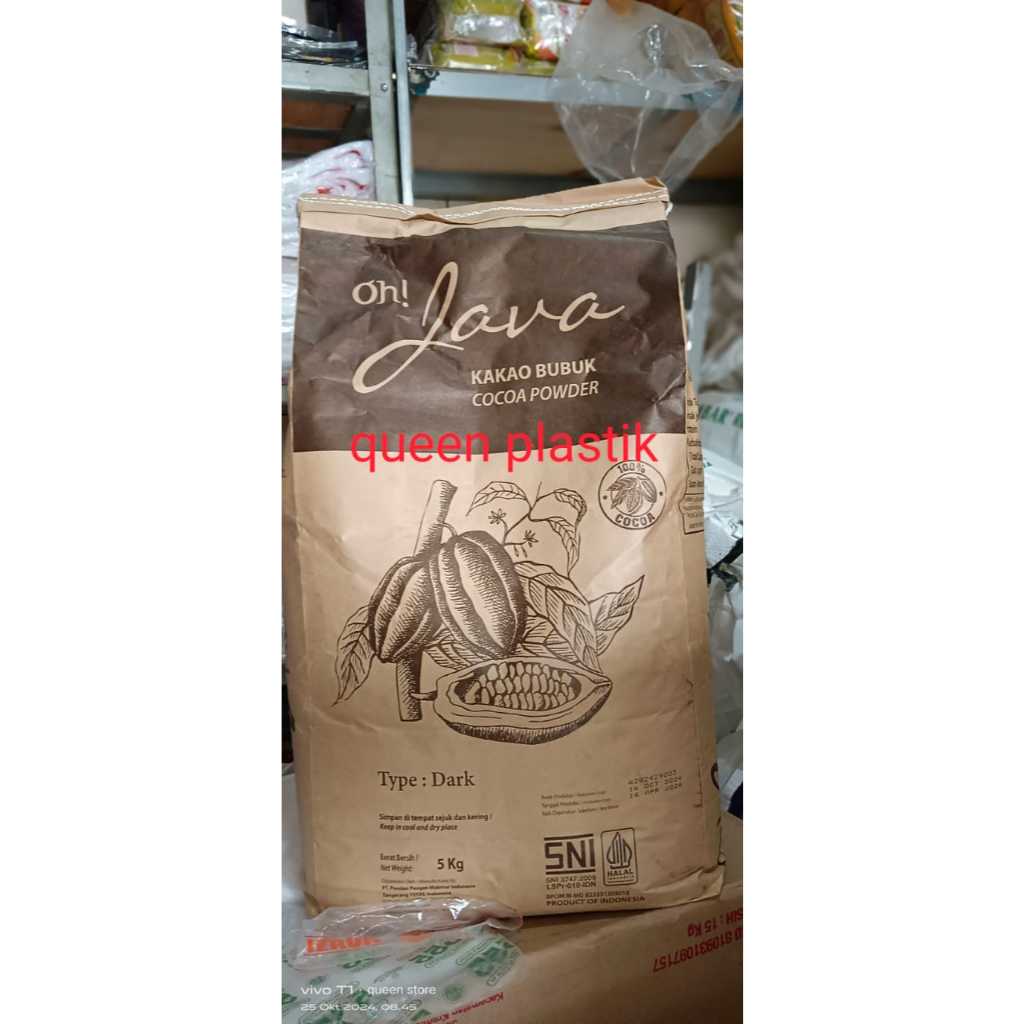 

OH JAVA Coklat Bubuk Cocoa Powder Dark Kemasan Repack 1kg