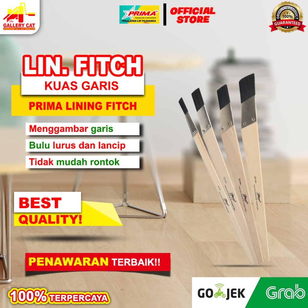 

TERMURAH KUAS GARIS PRIMA LINING FITCH