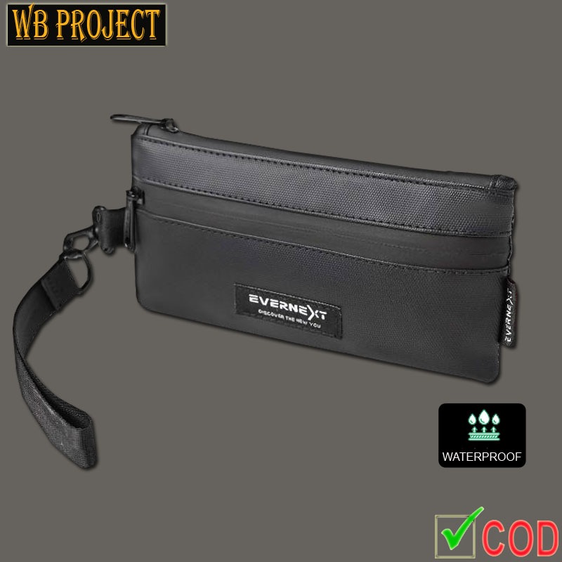 Tas pouch hand bag unisex pria wanita waterproof tas genggam tangan pria cowok anti air berkualitas 