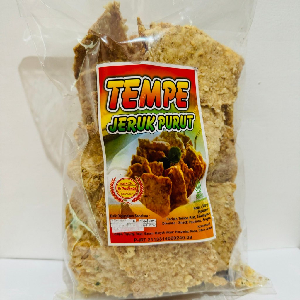 

Kripik Tempe Jeruk Purut.