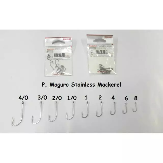 Mata Kail Pancing Ikan Maguro Mackarel Mackerel (Stainless Steel)