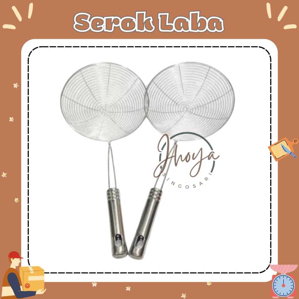 SEROK LABA LABA STAINLESS BESAR SEROK GORENGAN STAINLESS ANTI KARAT MURAH