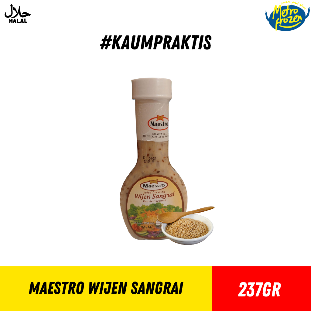 MAESTRO Wijen Sangrai Botol 237ml
