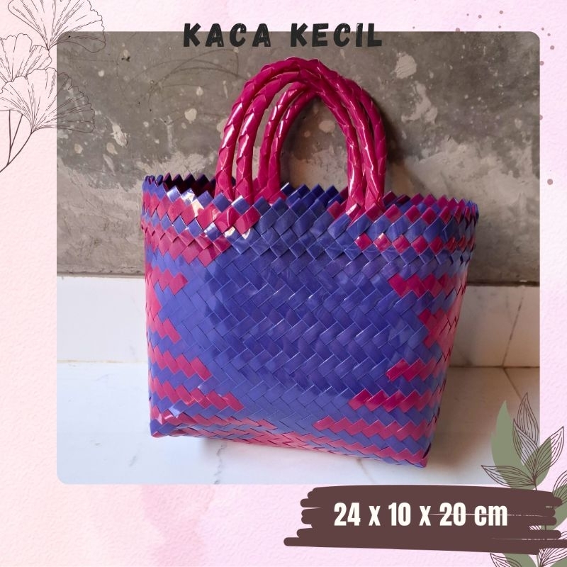 TAS ANYAMAN NGAWI Kaca Kecil / Tas Souvenir Belanja