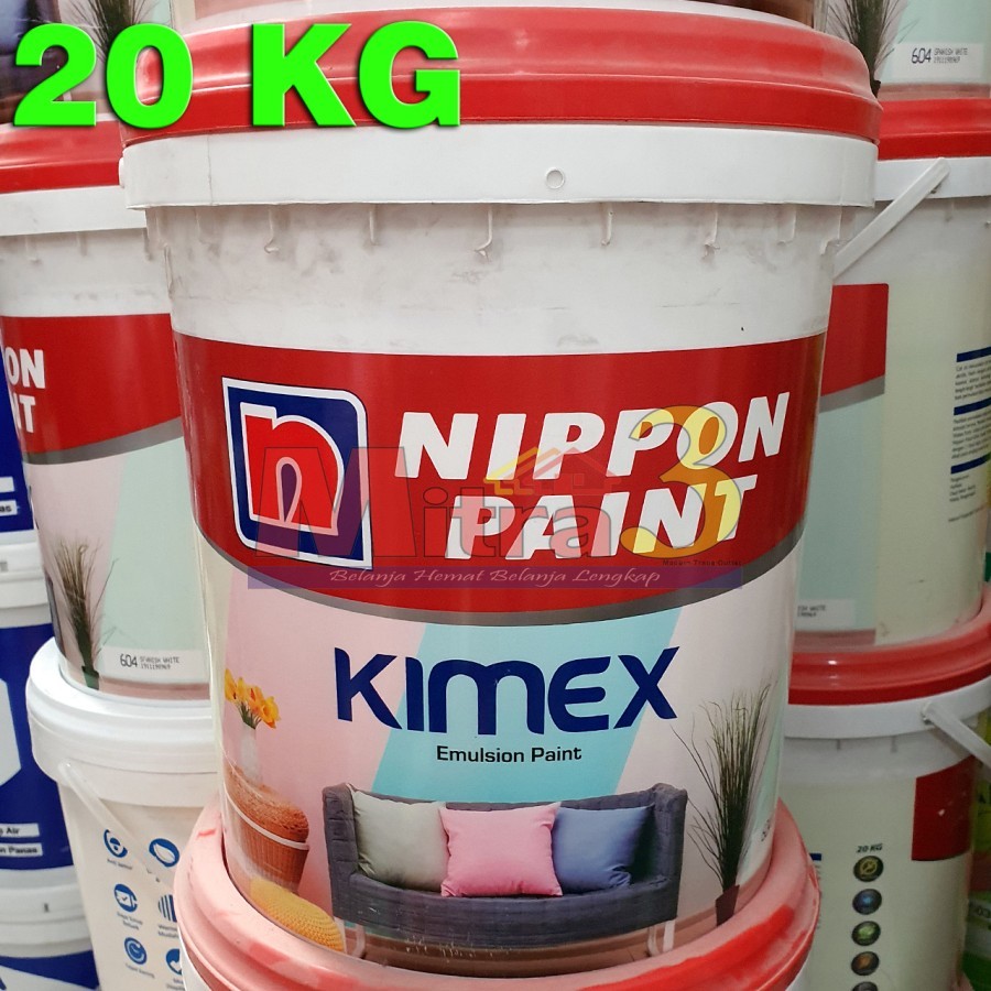 Cat Tembok Dinding Interior KIMEX Nippon Paint 20 KG Pail