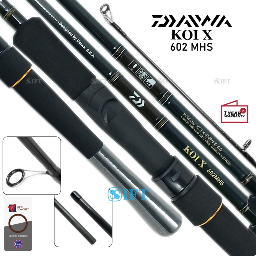 Joran DAIWA KOI X | Fuji Guides | Galapung Mas Galatama Lele Bawal | Resmi IFT