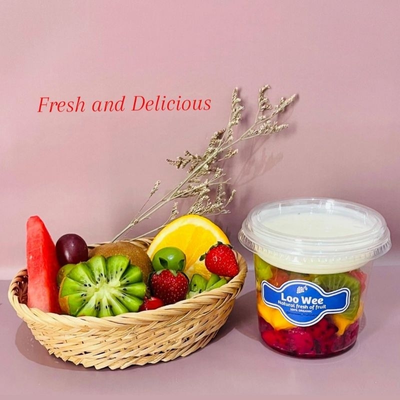 

Fruit Salad with special yogurt ala Loo Wee