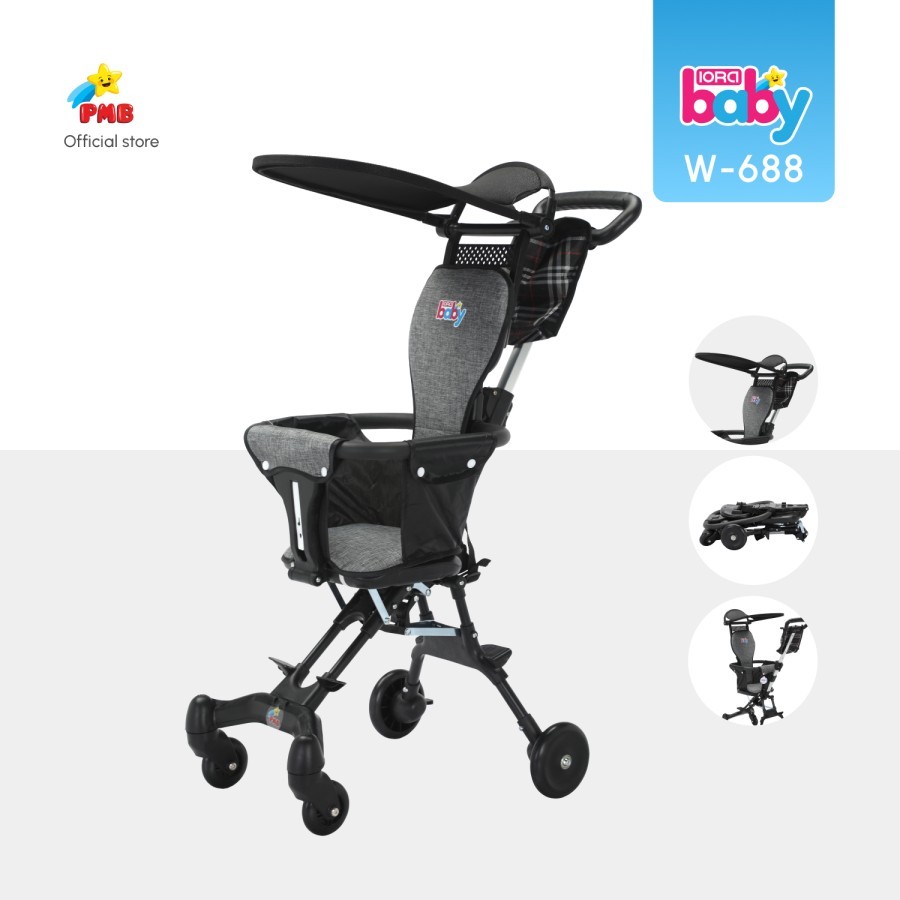 Stroller Iora Baby W688 - PMB Toys