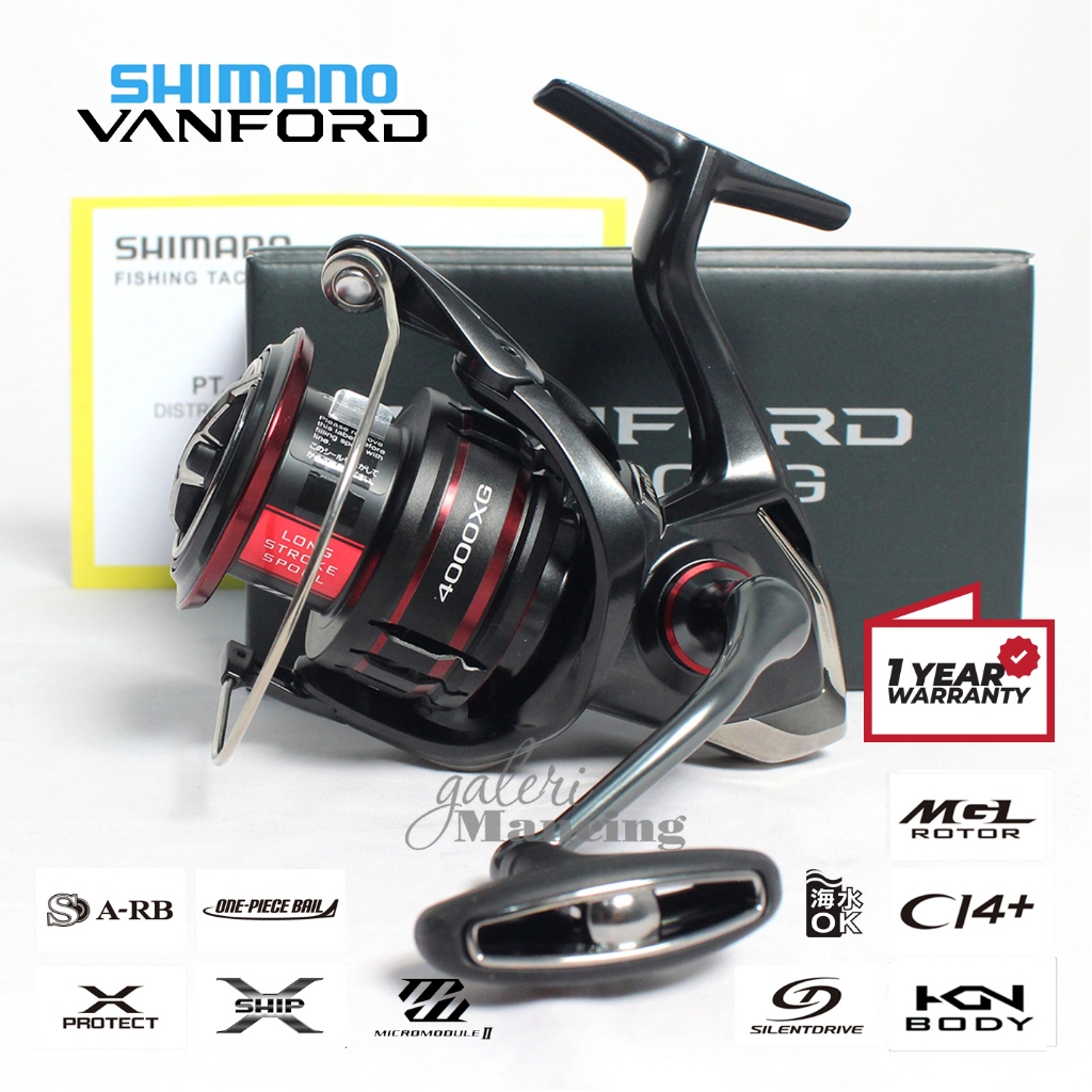 Reel Shimano New Vanford 2020 C2000SHG - 2500HG - 2500SHG - C3000XG