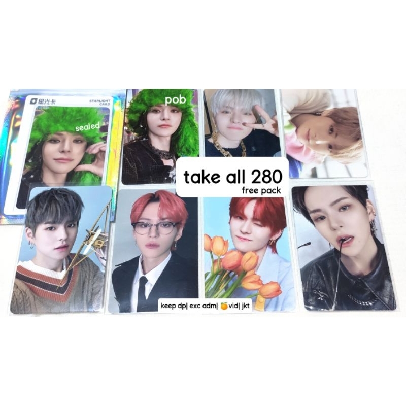 (ready ina) pc photocard treasure official yoshi pilot kingkong night garde