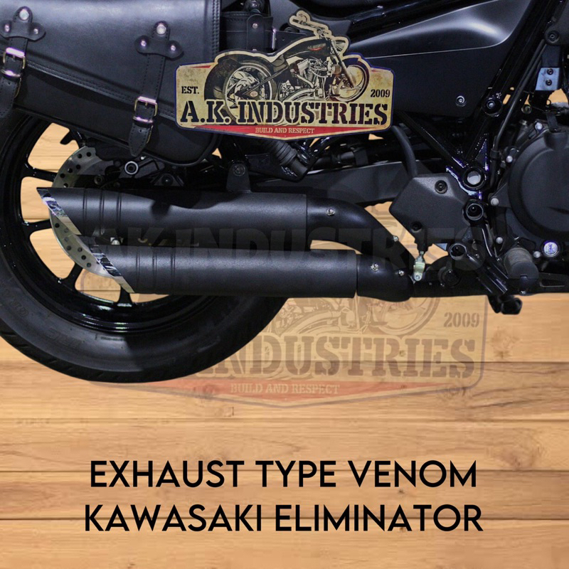 Knalpot Kawasaki Eliminator - Venom