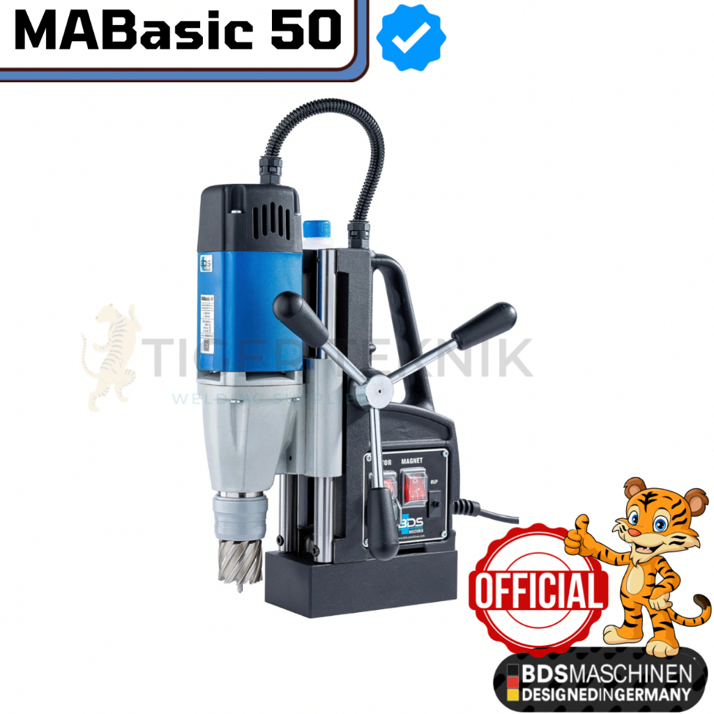 OFFICIAL BDS MABasic 50 Mesin Bor Magnet Drilling Machine / BDS Mabasic50 Germany Brand / BDS MAB50 