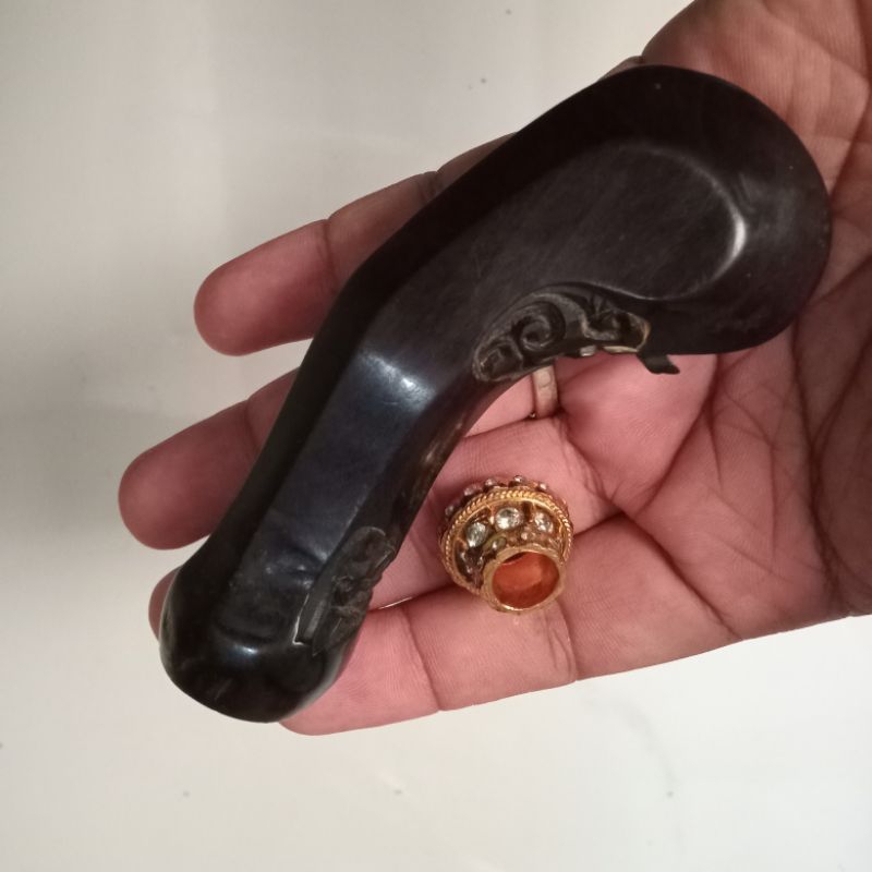 Deder lawasan & Mendak Susun hias permata Lawas