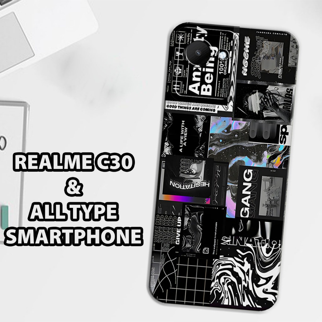 (GC9) Softcase karet Hp REALME C30 | Case Motif Gambar Grafiti | Case REALME C30 Silikon Tpu Pro Cam