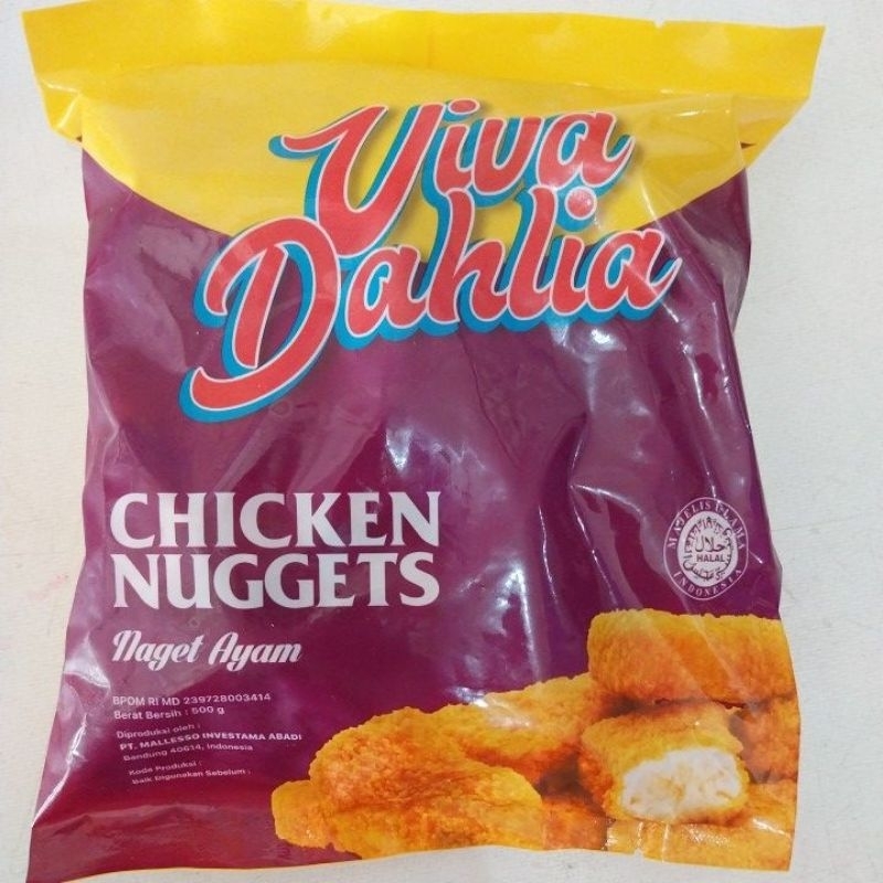 

nugget ayam viva dahlia 500g