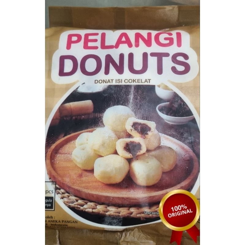 

Pelangi Donat Cokelat isi 24 pcs | Donat isi cokelat | Frozen food