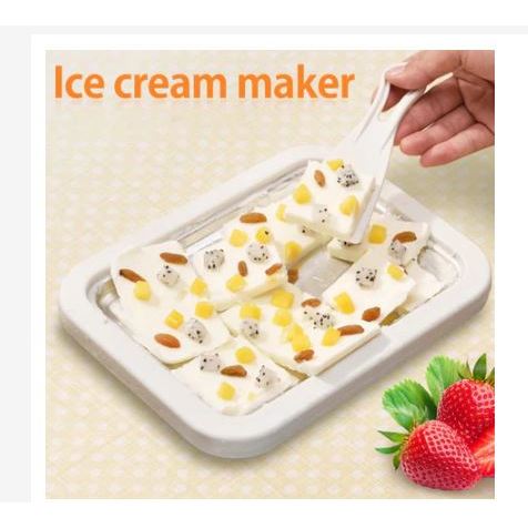 Ice Cream Roll Maker Pembuat Es Krim Gulung Es Krim Goreng