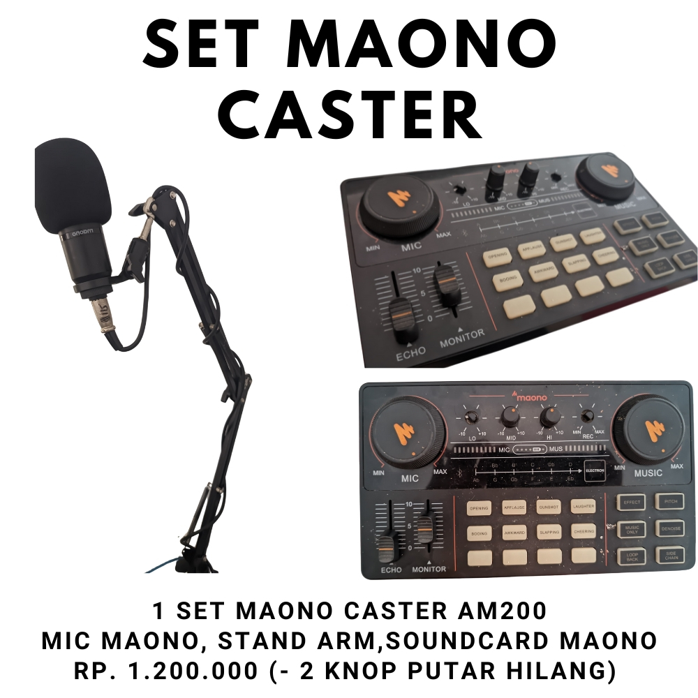 Mic Condenser Maono Caster Am200 second