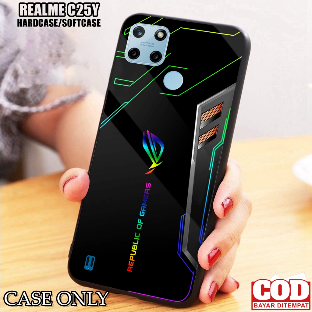 Case REALME C25Y - Casing REALME C25Y [ ROG ] Silikon REALME C25Y - Kesing Hp - Casing Hp  - Case Hp