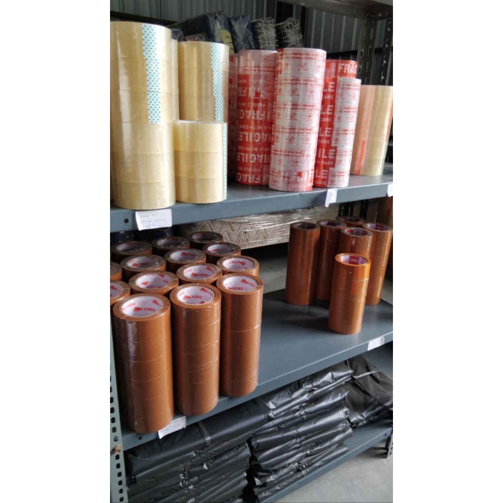 

Lakban Solasi Clear Bening 100 Yard Nawa Tape Kualitas Top