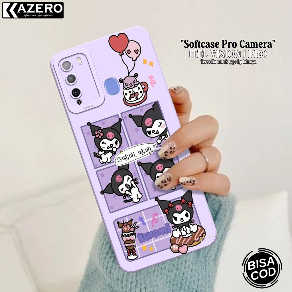 Case Hp Itel Vision 1 Pro - Fashion Case Kartun - Pro Camera - Softcase - Softcase Itel Vision Pro 1