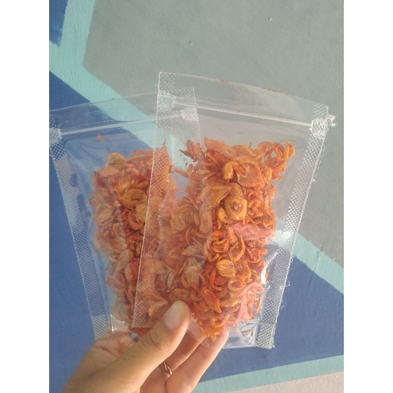 

brambang goreng dengan rasa pedas