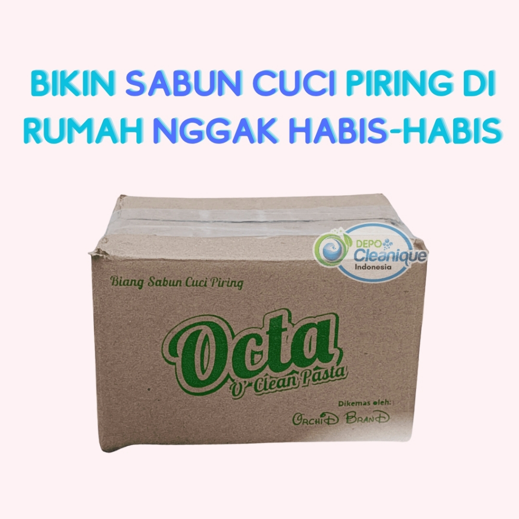 Octa Bahan Pembuat Sabun Cuci Piring Jadi 5 Liter Aroma Jeruk Nipis