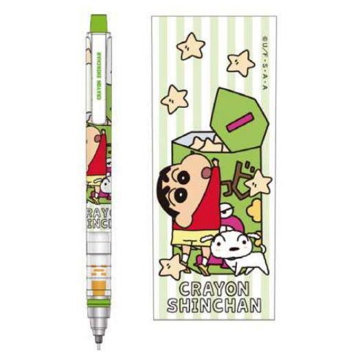 

D3W! Uni Kuru Toga Crayon ShinChan Shiro Chocobi Mechanical Pencil Kurutoga 0.5mm Pensil Mekanik