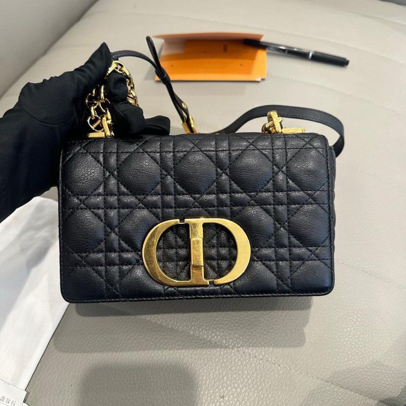 Dior Caro Small Black Preloved 100% authentic Fullset