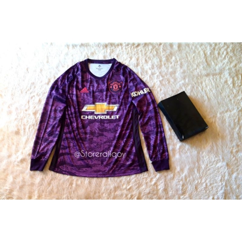 Jersey bola Grade original MNCHSTR UNTD GK Kiper Lengan panjang 2019/2020