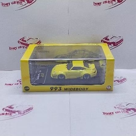 CM Model Porsche 993 Widebody Yellow (Indonesia Exclusive)