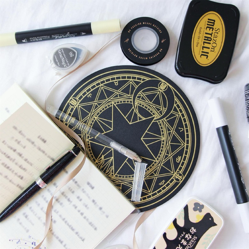 

gk Cutting Mat Bulat Cantik Magic Bintang Star Alas Cutter Journaling