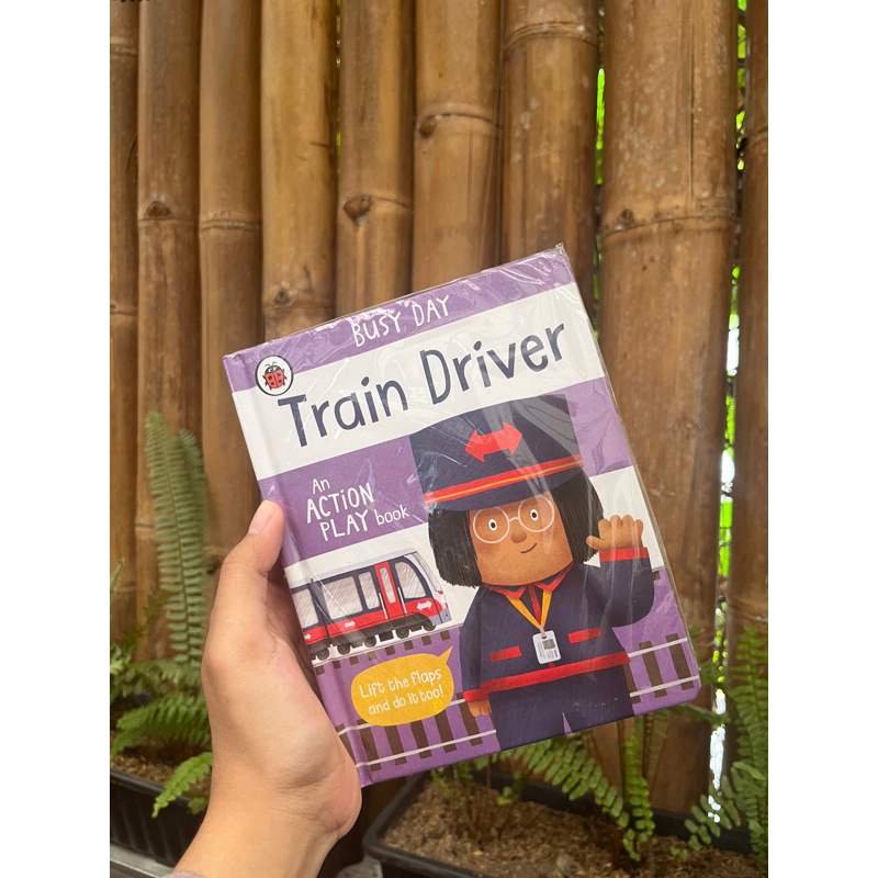 Busy Day : Train Driver - Action Play Book - Board Book sealed