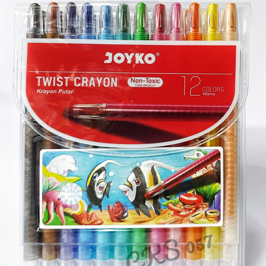 

CRAYON TWIST JOYKO 12 WARNA | KRAYON PUTAR JOYKO 12 WARNA | MITRA ABADI KATALOG